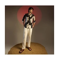 Campus Sutra Men's Contrast Dab Shirt