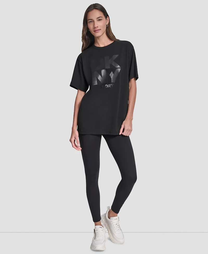 Dkny Women's Oversized Short Sleeve Tunic T-Shirt