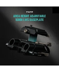 Tilta 15mm Lws Arca Height Adjustable Baseplate, Black