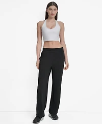 Dkny Women's Modified Wide-Leg Side-Stripe Pants
