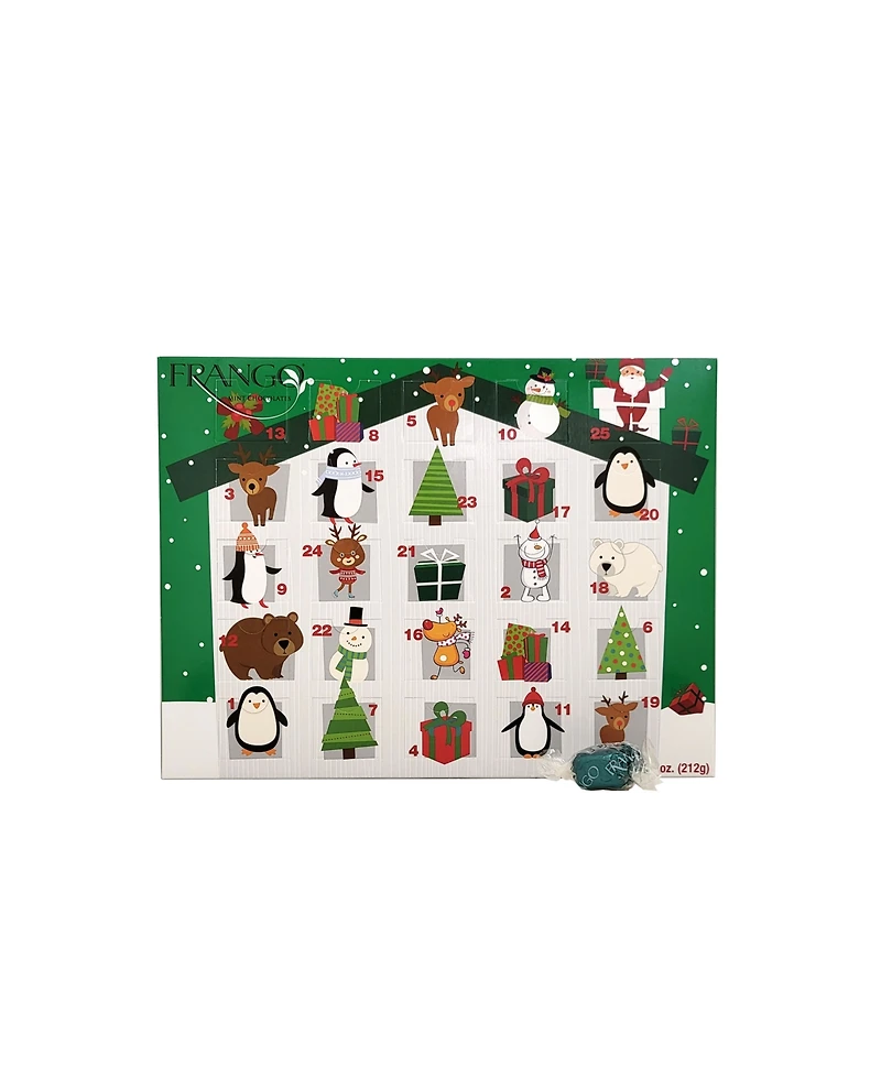 Frango Chocolates Holiday Milk Mint Chocolate Advent Calendar
