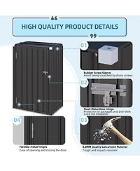 Aecojoy Outdoor Storage Cabinet & Package Delivery Boxes