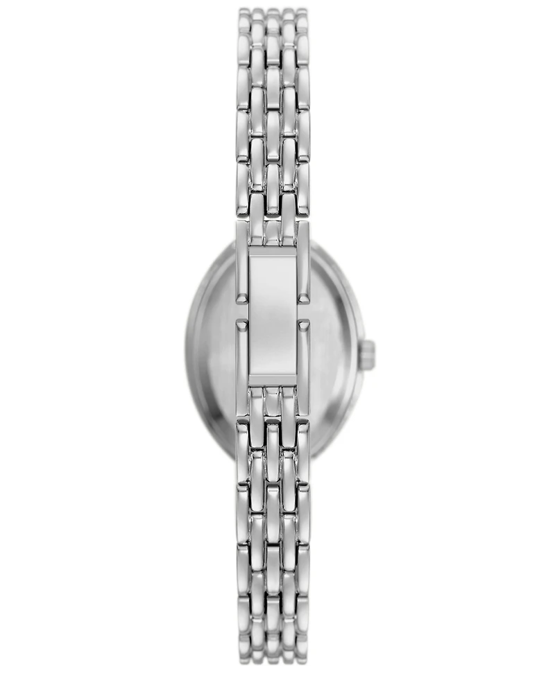 Folio Women's Quartz Three-Hand Silver Alloy Watch Set, 23mm