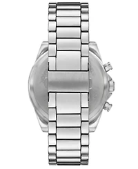 Folio Men's Quartz Three-Hand Silver Alloy Watch Set, 45mm