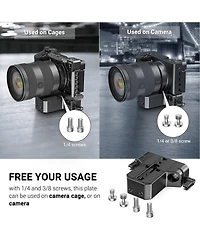 SmallRig Baseplate with Dual 15mm Rod Clamp
