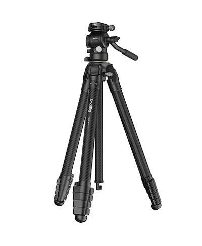 SmallRig Portable 5-Section Carbon Fiber Travel Tripod with Ball Head, Black