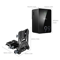 SmallRig VB99 Pro Mini Rechargeable V-Mount Battery with Foldable Battery Plate