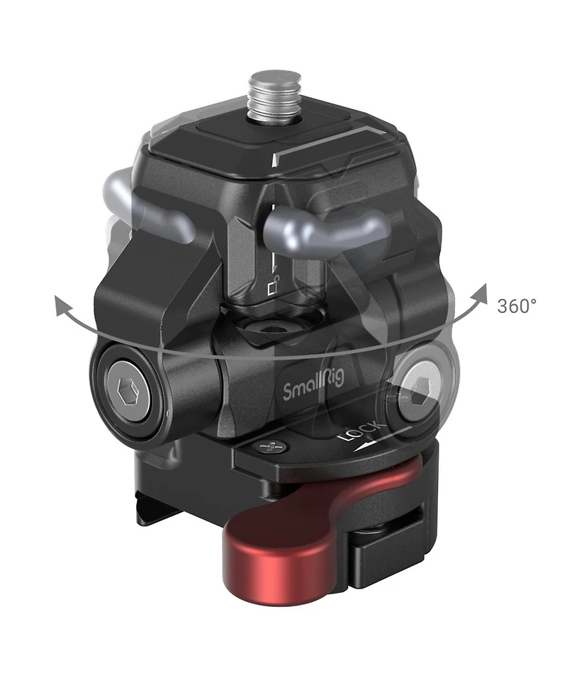 SmallRig Drop-In HawkLock Mini Quick Release Monitor Mount with Nato Clamp