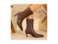 Berness Toby Kitten Heel Mid-Calf Boots