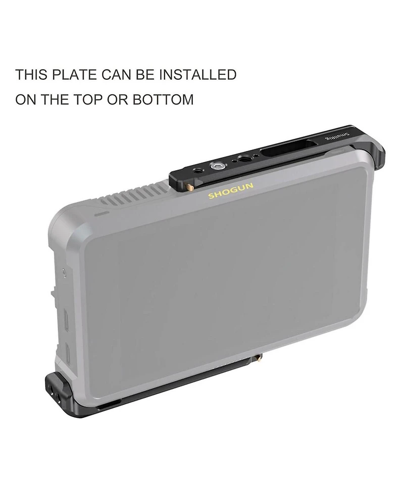 SmallRig Mounting Plate with Nato Rail for Atomos Shogun 7
