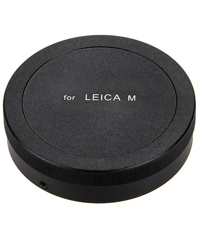 Fotodiox Premium Rear Lens Cap for Leica M Lenses, Black
