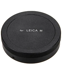 Fotodiox Premium Rear Lens Cap for Leica M Lenses, Black