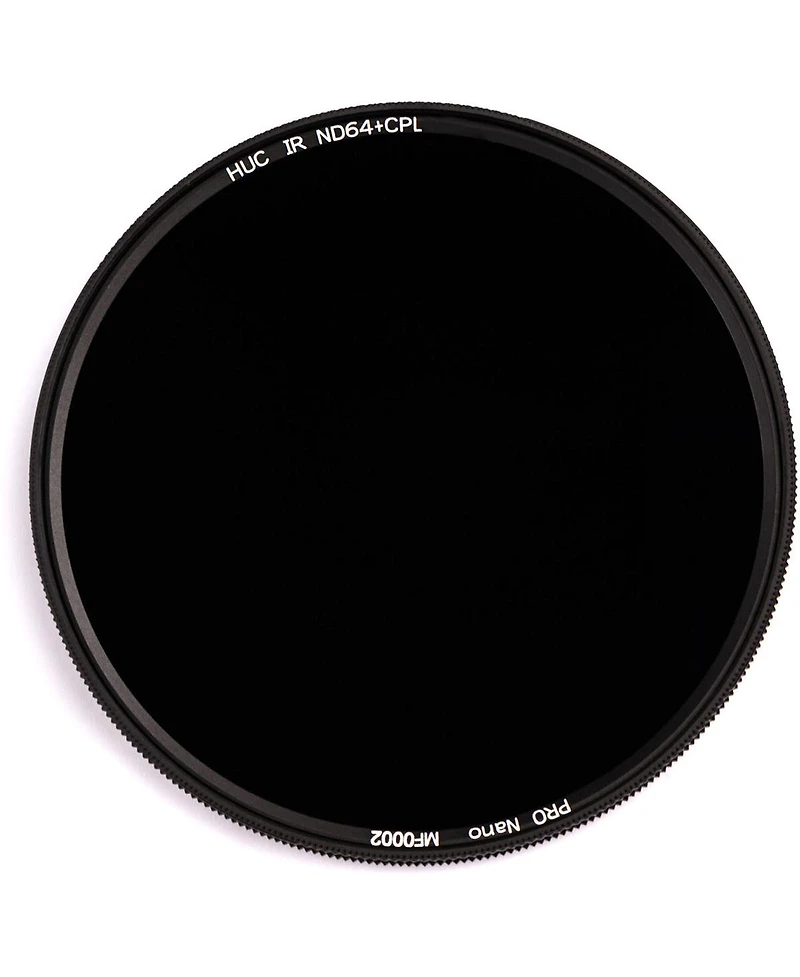 NiSi 67mm Circular Polarizer Filter with 6-Stop Solid Neutral Density 1.8 Filter