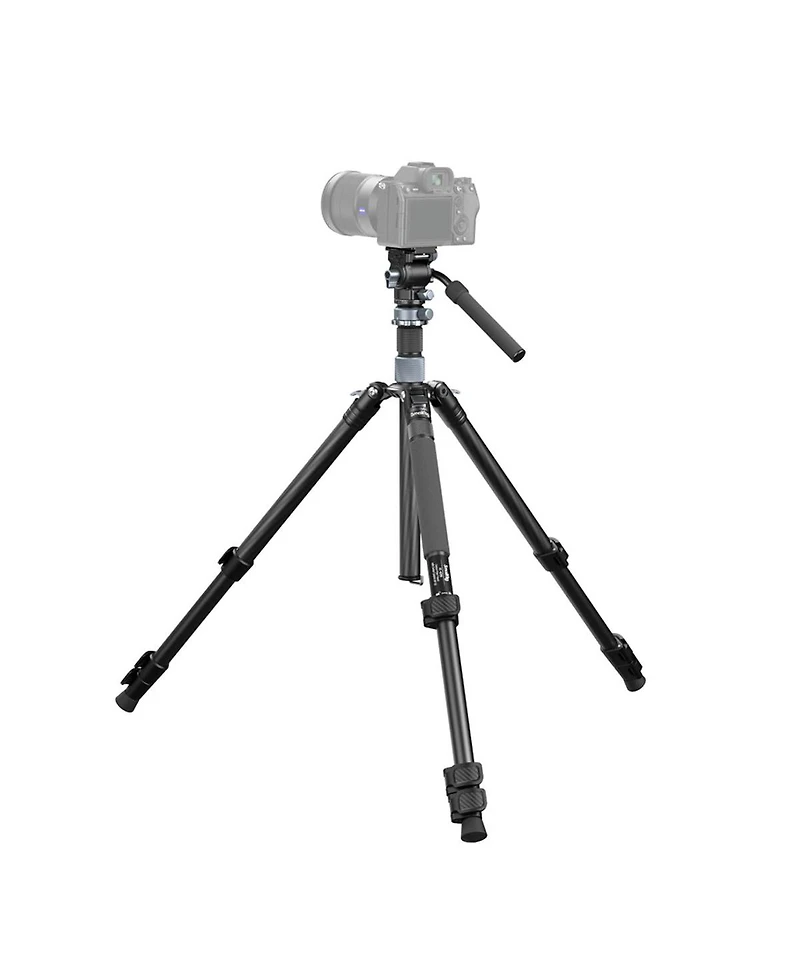 SmallRig 4-Section Carbon Fiber Travel Tripod with CH20 Fluid Video Head