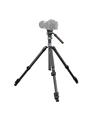 SmallRig 4-Section Carbon Fiber Travel Tripod with CH20 Fluid Video Head