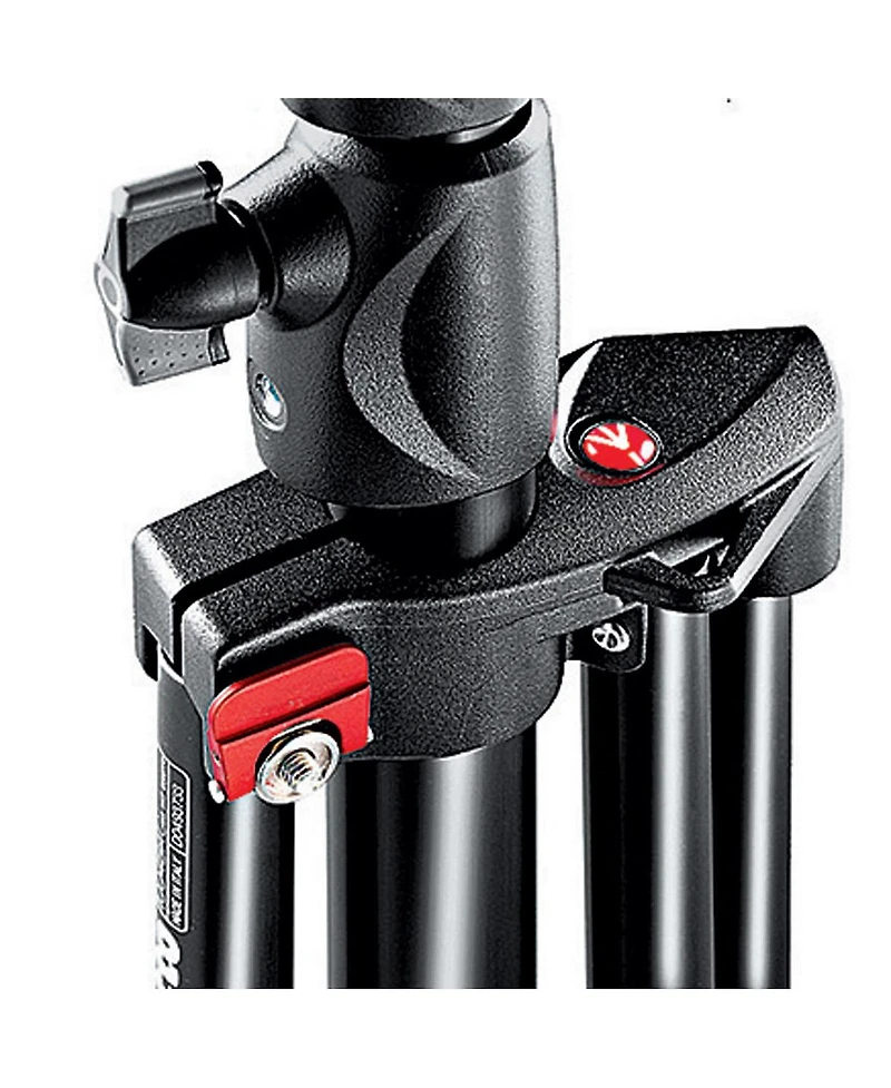 Manfrotto 1005BAC 107" Air Cushioned Aluminum Ranker Light Stand with 3-Sections & 2 Risers, Black