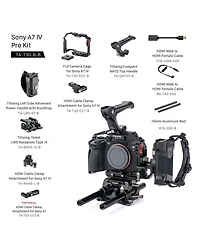 Tilta Full Camera Cage for Sony a7 Iv & Select Cameras, Black