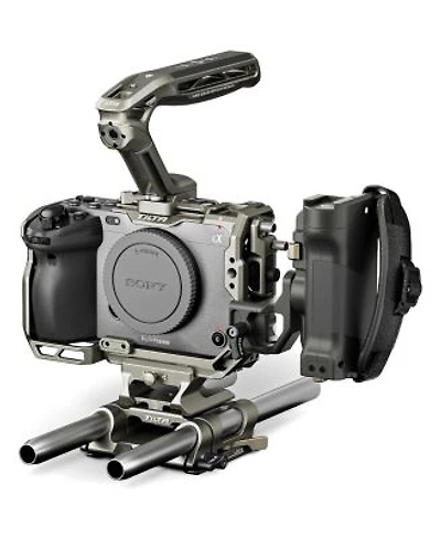 Tilta Full Camera Cage Pro Kit For Sony Fx3 Fx30 V2 Titanium Gray