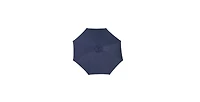 10 Ft Navy Blue Offset Patio Umbrella with Tilt and Crank