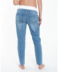 Ripe Maternity Jamie Raw Edge Vintage Wash Jeans