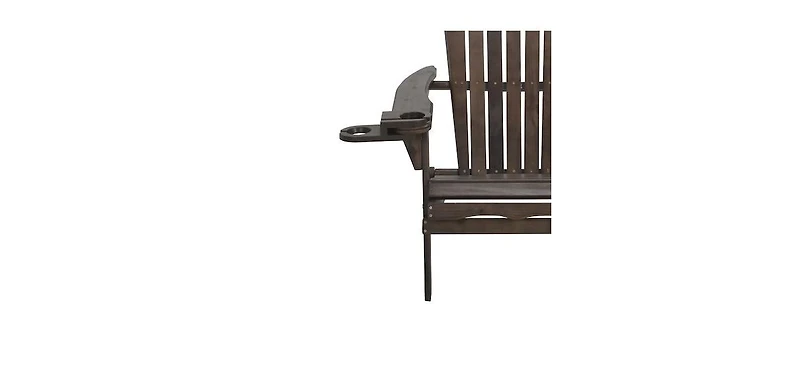 Jiallo Foldable Adirondack Chair With Cup Holder