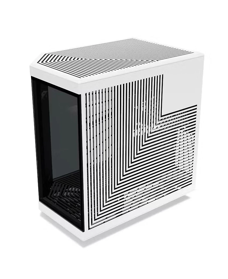 Hyte Hyte Y70 Touch Infinite Dual Chamber Atx Mid Tower Modern Aesthetic Case With Integrated 2.5K Lcd Touchscreen, Panda
