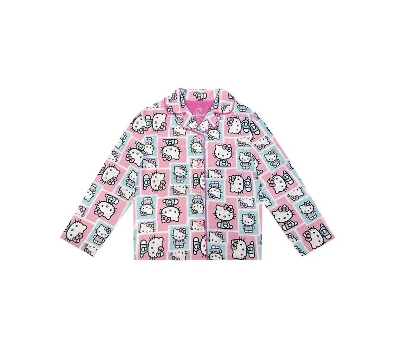 Hello Kitty Little and Big Girls 2-Piece Coat Pajama Set