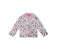 Hello Kitty Little and Big Girls 2-Piece Coat Pajama Set