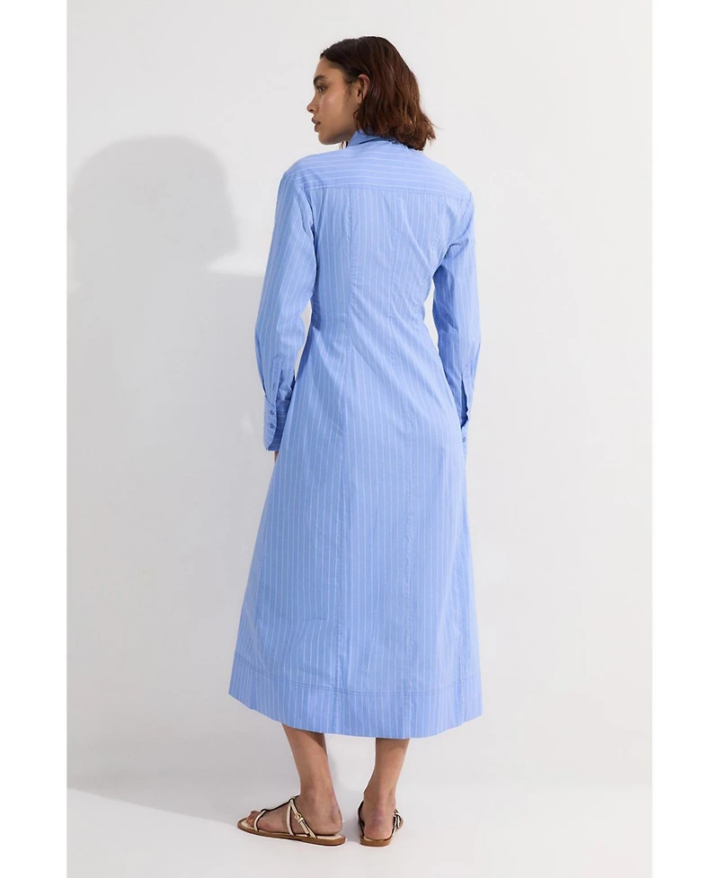 Karen Millen Woven Shirt Midi Dress