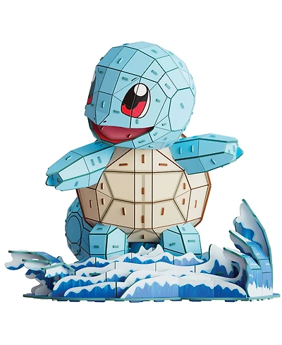 Pokemon Squirtle 3D Model Kit Kanto Starter Collection, 180 Pieces