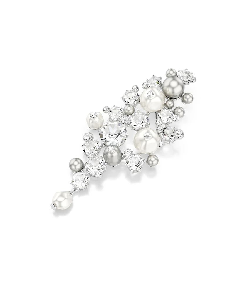 Swarovski Constella Rhodium Plated Brooch