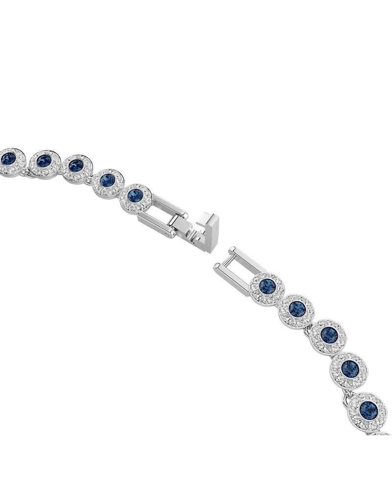 Swarovski Una Angelic Rhodium Plated Tennis Necklace