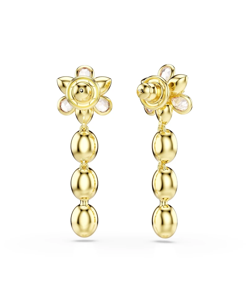 Swarovski Idyllia Gold-Tone Plated Drop Earrings