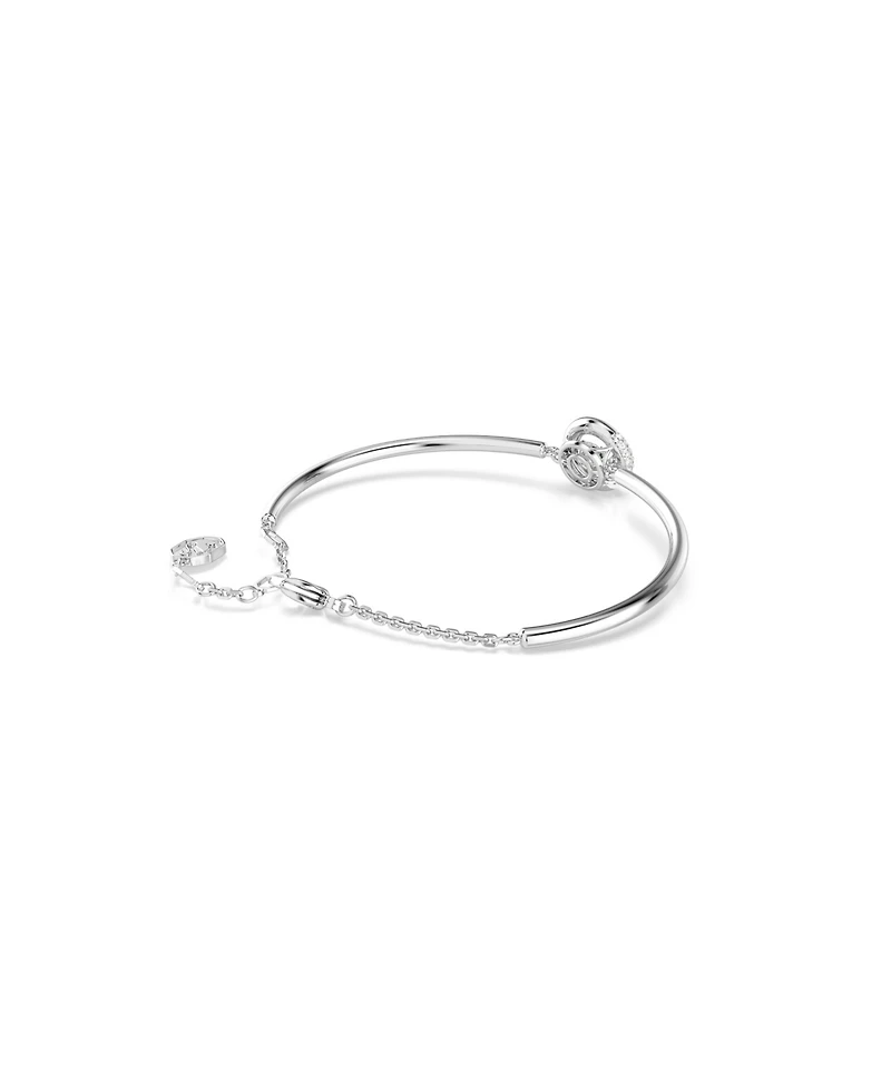 Swaroski Dextera Rhodium Plated Bangle