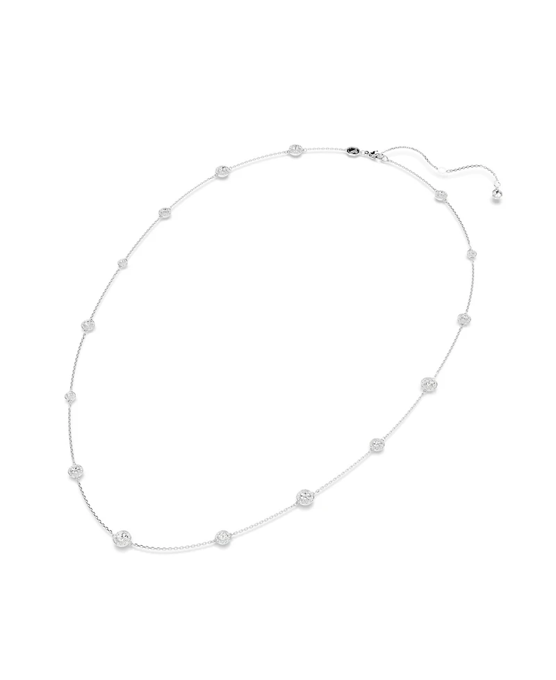 Swarovski Una Angelic Strandage Rhodium Plated Necklace