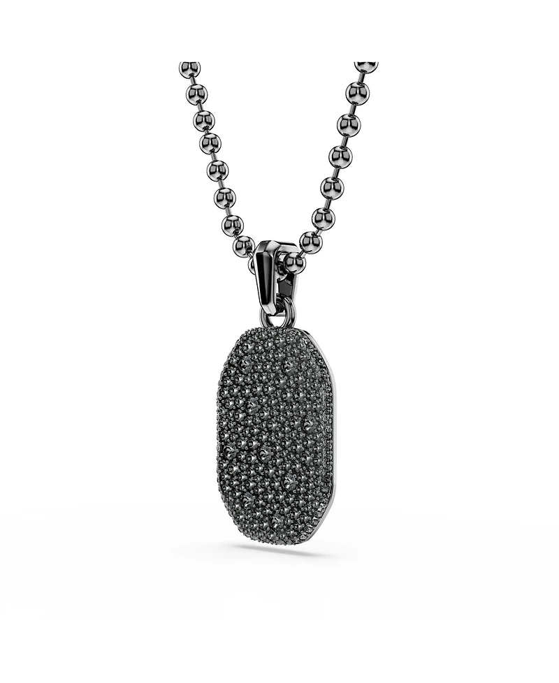 Swarovski Dextera Octagon Ruthenium Plated Pendant Necklace