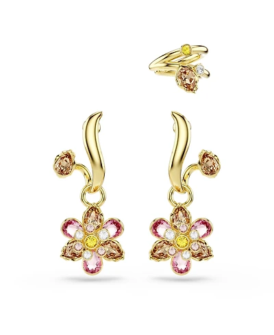 Swarovski Idyllia Gold-Tone Plated Set of Three Earrings