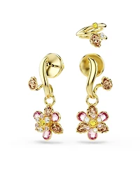 Swarovski Idyllia Gold-Tone Plated Set of Three Earrings