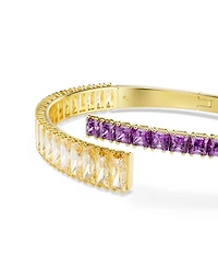 Swaroski Matrix Gold-Tone Plated Bangle