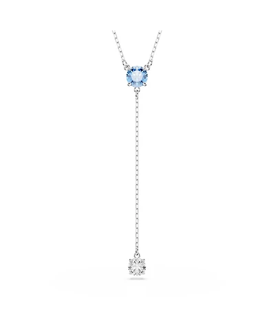 Swarovski Stilla Attract Rhodium Plated Y Necklace