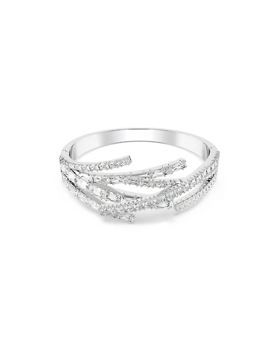 Swaroski Matrix Rhodium Plated Bangle