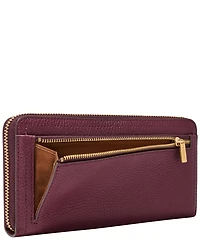 Fossil Logan Rfid Zip Around Clutch Wallet