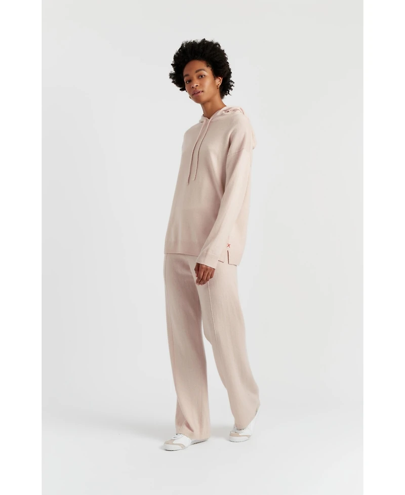 Chinti & Parker Women's Wool Cashmere Blend Relaxed Hoodie Sweater