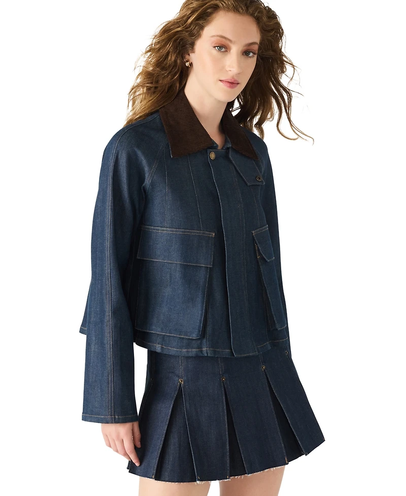 Steve Madden Women's Justina Collared Jacket