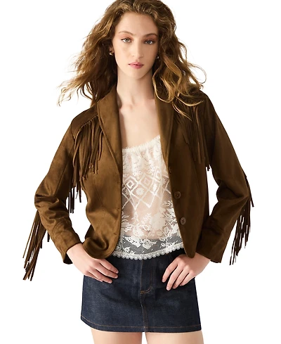 Steve Madden Women's Dallas Collared Jacket