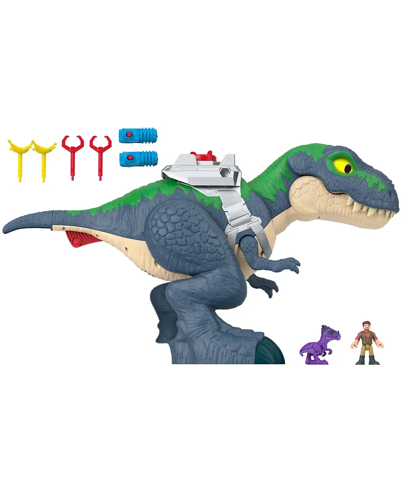 Imaginext Fisher-Price Jurassic World Rebirth Ultimate Action Chomp T. Rex Dino Toy and Action Figures