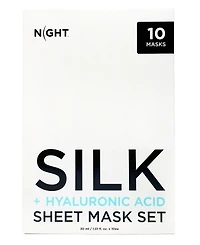 Beauty Face Mask, Hyaluronic Acid, Extra Serum, Hydrating, 10 Sheets