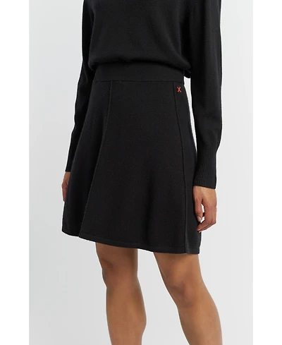 Chinti & Parker Women's Wool-Cashmere Mini Skirt