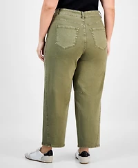 And Now This Trendy Plus High-Rise Barrel-Leg Jeans, Macy's Exclusive