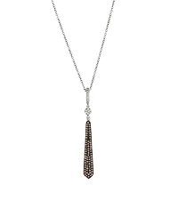 Le Vian Vanilla Diamond (.04 ct. t.w.) & Nude Diamond (.21ct. t.w.) Bar Pendant Necklace in 14K Vanilla Gold